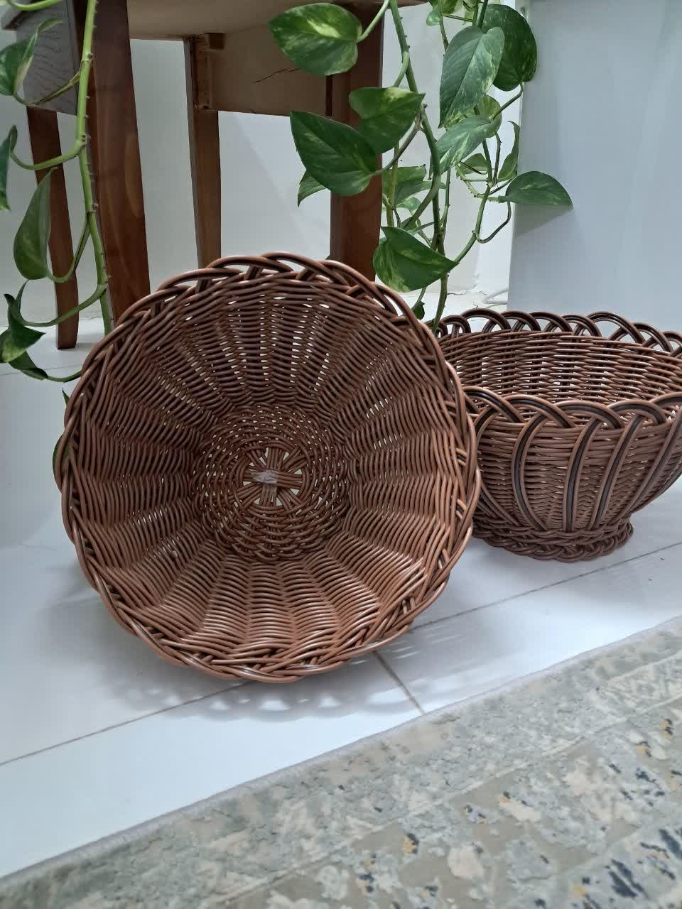 سبد حصیری مخصوص میوه